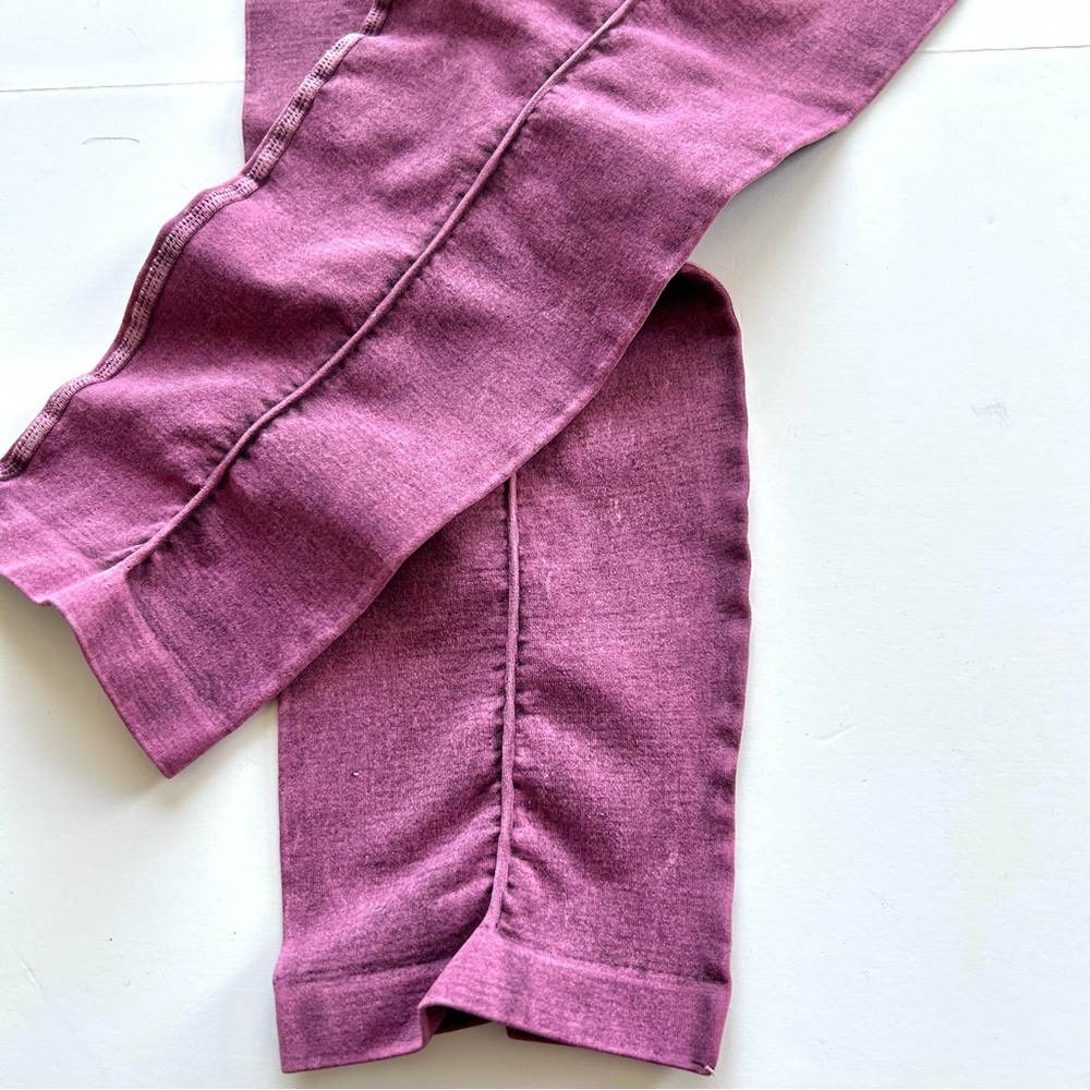🍂NEW Free People Movement Good Karma Long Sleeve Onesie. Purple Acid Wash. M/L - Picture 11 of 16